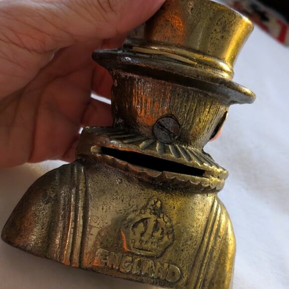 O1 1950's -1960's BEEFEATER Money Box Bust of Yeoman Warder - Picture 7 of 7